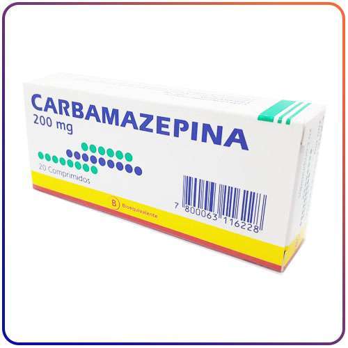 CARBAMAZEPINA 200 MG X 20 COMPRIMIDOS